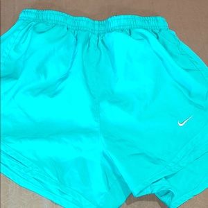 Mint Green Nike Athletic Shorts